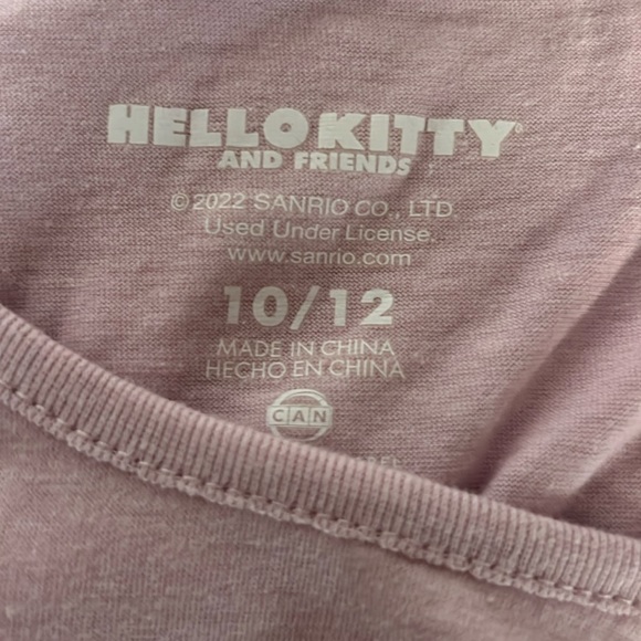 Hello Kitty pink tee size 10/12 - Picture 3 of 6
